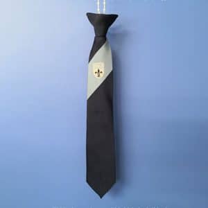 Woven Crest Clip Tie (5 Styles)