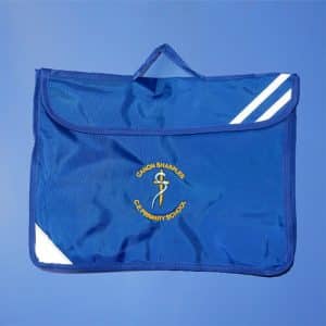 Printed Royal Blue Book Bag - Hand Carry