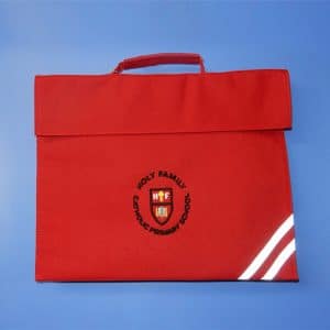 Printed Red Book Bag - Hand Carry