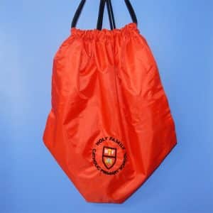 Printed Red Pump Bag