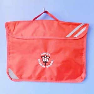 Printed Red Book Bag - Hand Carry