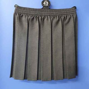 Grey Skirt (Box Pleat)