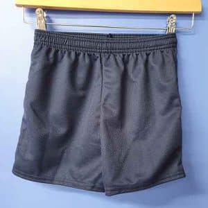 Navy Block Shorts