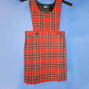 Red Tartan Pinafore