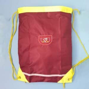Printed Maroon Pump Bag