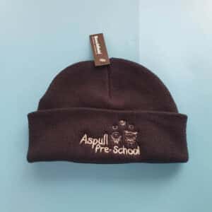 Embroidered Aspull Pre-School Beanie Hat