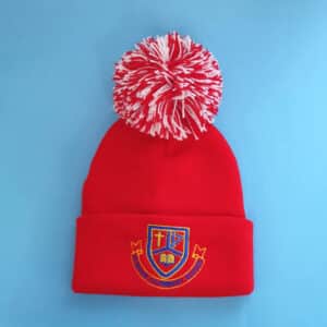 Embroidered St Davids Pom Hat