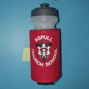 Embroidered Clip On Drinks Carrier - Aspull Church School